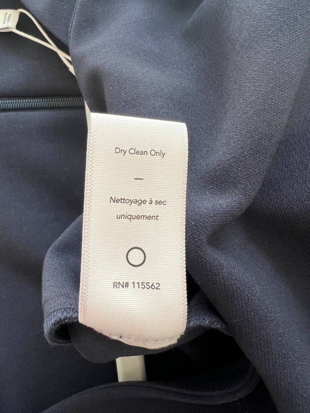 Likely Navy Asymmetrical Neck Midi Dress - Picture 8 of 8